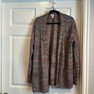 Caslon Multi colored Open Cardigan